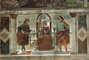 Thronende Madonna mit den Heiligen Sebastian und julianus, Domenicho Ghirlandaio